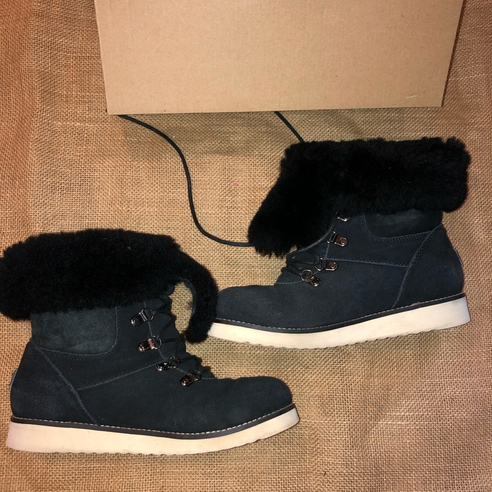 Australia Luxe Collective Women’s Yael Fashion Suede Black Boot US8/EU39